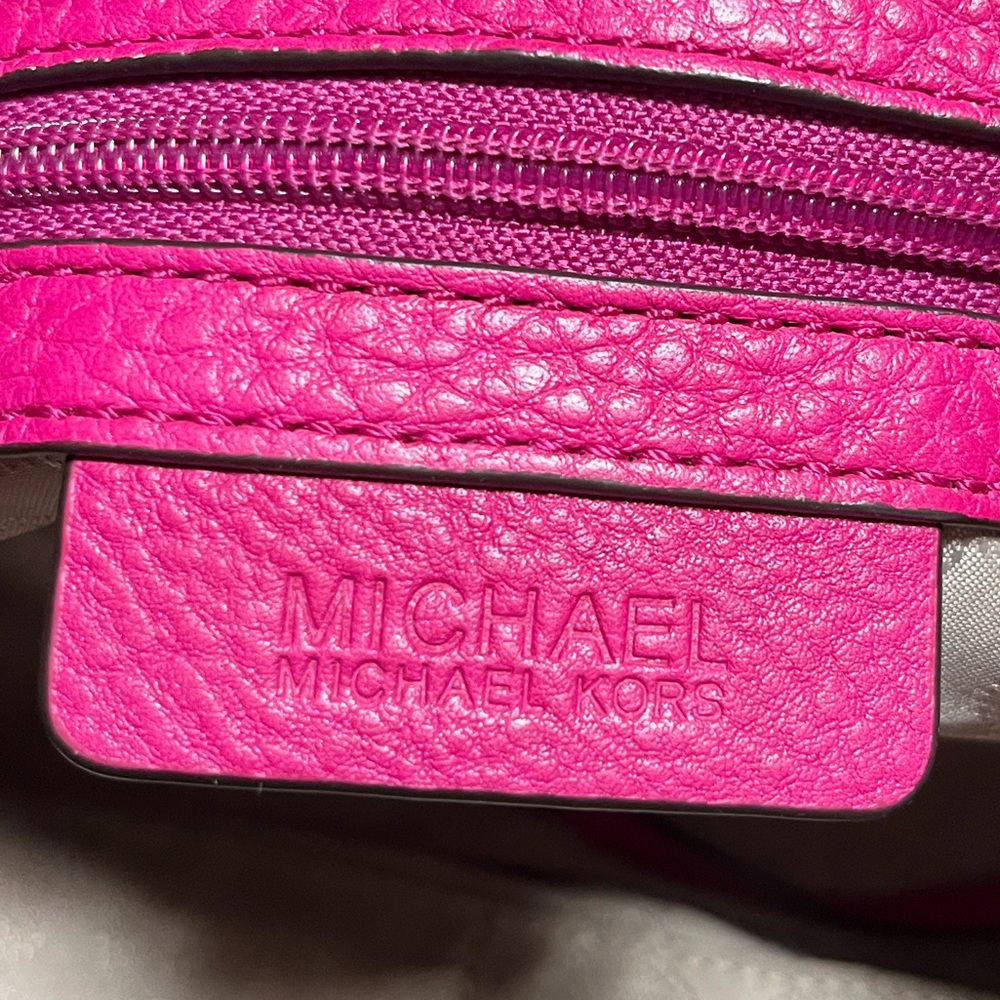 Michael Michael Kors Hot 2001 Pink Leather Jet Set Shoulder Bag Crossbody - Picture 13 of 16